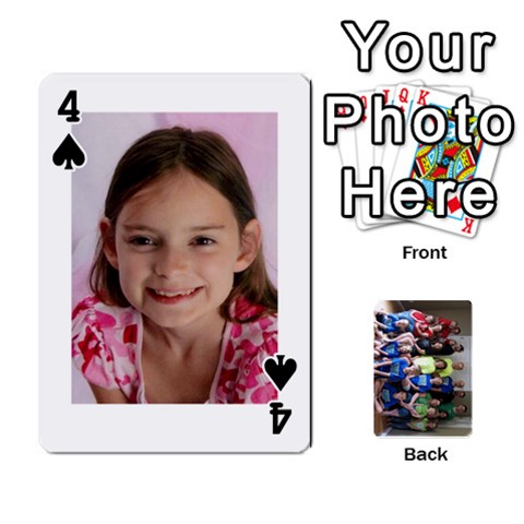 Grandkids Playing Cards By Kathy Rayhons Front - Spade4