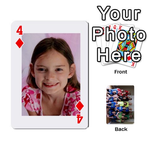 Grandkids Playing Cards By Kathy Rayhons Front - Diamond4