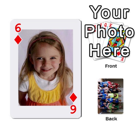 Grandkids Playing Cards By Kathy Rayhons Front - Diamond6