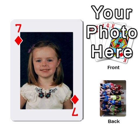 Grandkids Playing Cards By Kathy Rayhons Front - Diamond7