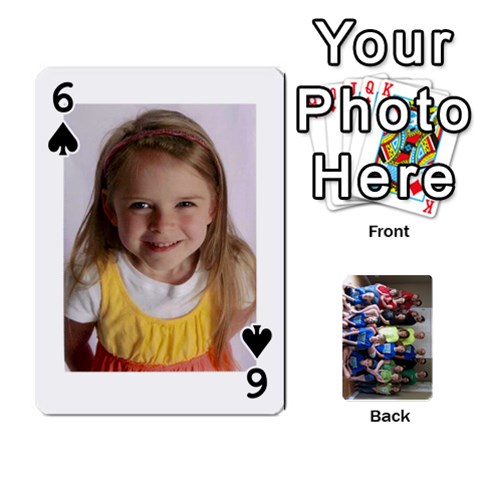Grandkids Playing Cards By Kathy Rayhons Front - Spade6