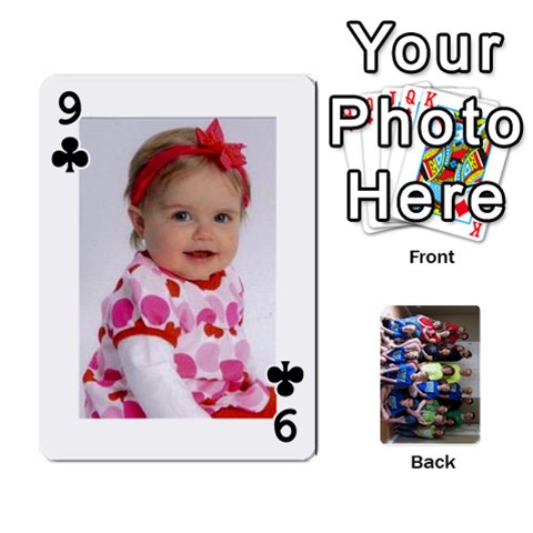 Grandkids Playing Cards By Kathy Rayhons Front - Club9