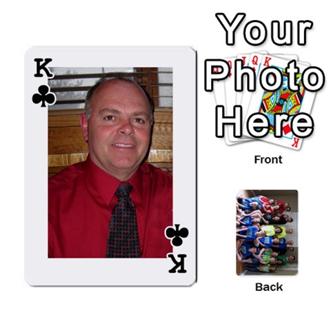 King Grandkids Playing Cards By Kathy Rayhons Front - ClubK