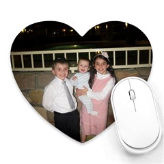 my kids - Heart Mousepad