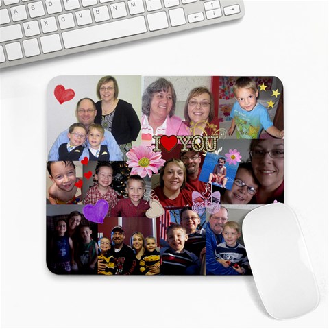My Family By Jennifer 9.25 x7.75  Mousepad - 1