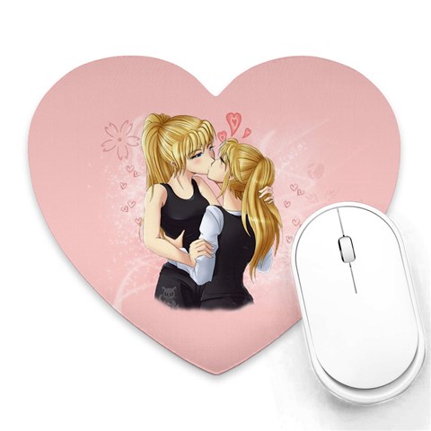 K&a Heart Mousepad By Kami Atemu Front