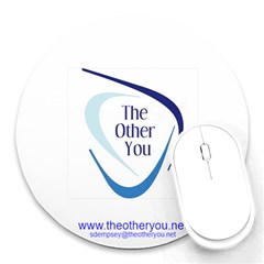 The Other You Mouse Pad - Round Mousepad