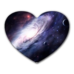 Space Heart - Heart Mousepad