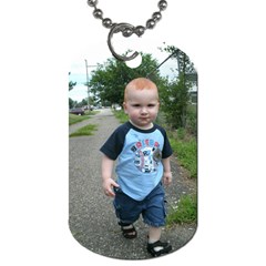 Dogtag of our Timmy walking! - Dog Tag (One Side)