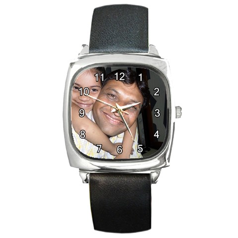 Square Metal Watch By Chirag Front