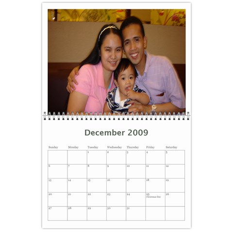 Calendar 2009 By Aileen Dec 2009