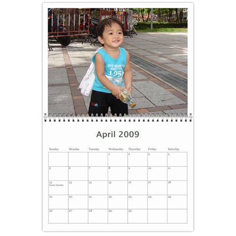Calendar 2009 By Aileen Apr 2009