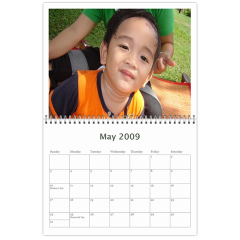 Calendar 2009 By Aileen May 2009