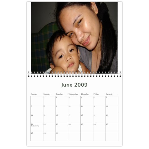 Calendar 2009 By Aileen Jun 2009