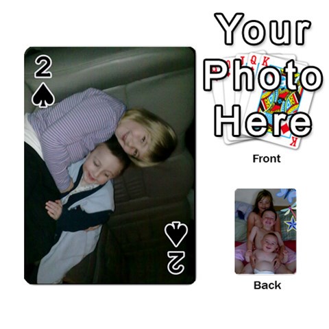 Personalised Cards By Jemma Spring Front - Spade2