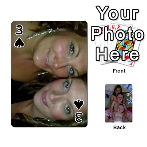 Personalised Cards By Jemma Spring Front - Spade3