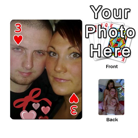 Personalised Cards By Jemma Spring Front - Heart3