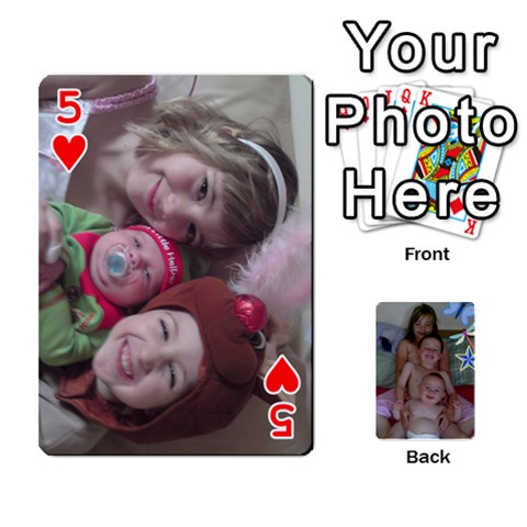 Personalised Cards By Jemma Spring Front - Heart5