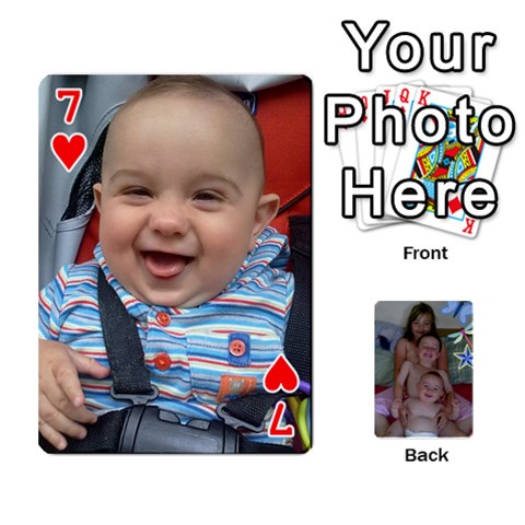 Personalised Cards By Jemma Spring Front - Heart7