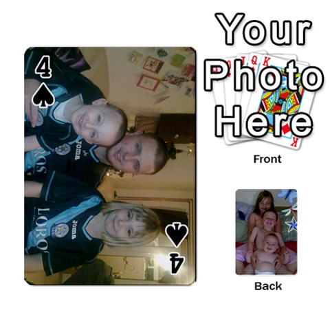 Personalised Cards By Jemma Spring Front - Spade4