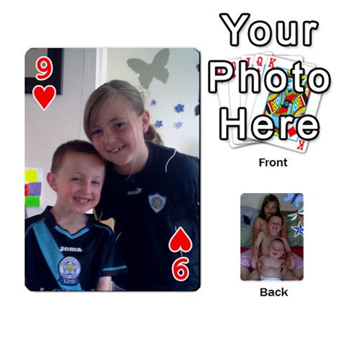 Personalised Cards By Jemma Spring Front - Heart9
