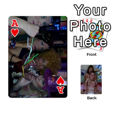 Ace Personalised Cards By Jemma Spring Front - HeartA