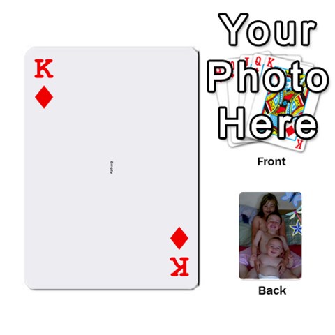 King Personalised Cards By Jemma Spring Front - DiamondK