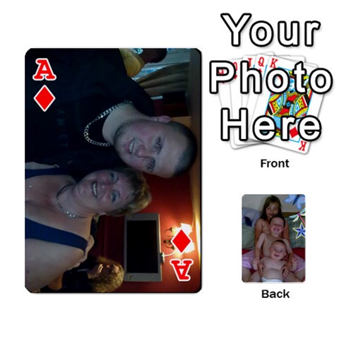 Ace Personalised Cards By Jemma Spring Front - DiamondA