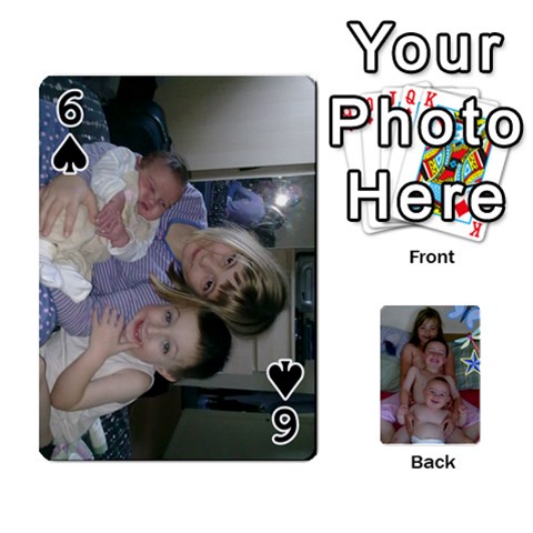 Personalised Cards By Jemma Spring Front - Spade6