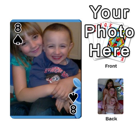 Personalised Cards By Jemma Spring Front - Spade8