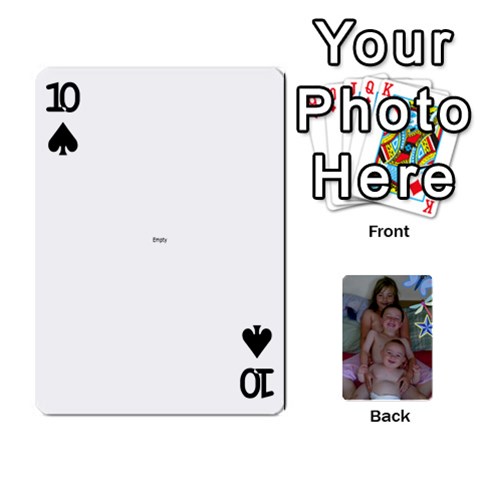 Personalised Cards By Jemma Spring Front - Spade10
