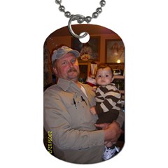Papa & Axl - Dog Tag (One Side)