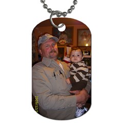 Papa & Axl - Dog Tag (One Side)