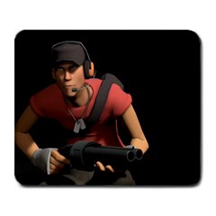 tf2 scout mousepad - Large Mousepad