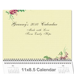 JANET CALENDAR - Wall Calendar 11  x 8.5  (12-Months)