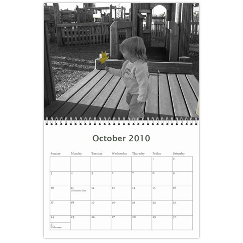 Janet Calendar By Beth Anderson Oct 2010