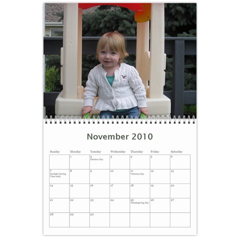 Janet Calendar By Beth Anderson Nov 2010