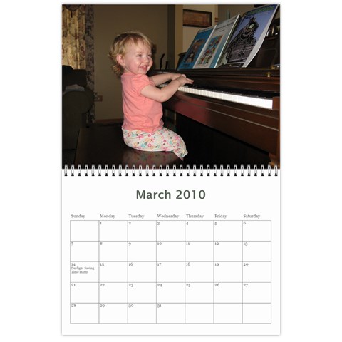 Janet Calendar By Beth Anderson Mar 2010