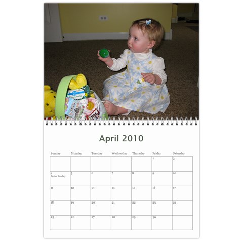 Janet Calendar By Beth Anderson Apr 2010