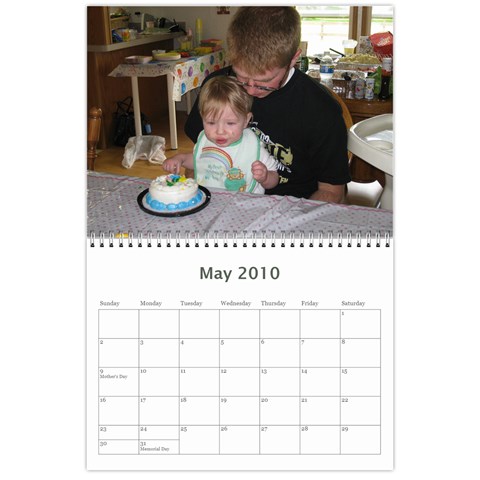 Janet Calendar By Beth Anderson May 2010
