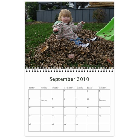Janet Calendar By Beth Anderson Sep 2010