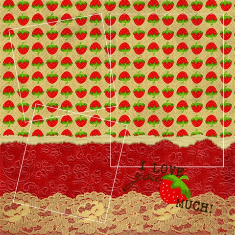 Berry Much Quick Pages (20) By Mikki 12 x12  Scrapbook Page - 7