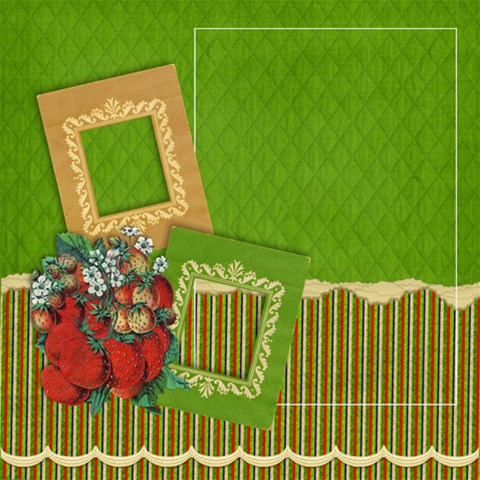 Berry Much Quick Pages (20) By Mikki 12 x12  Scrapbook Page - 10