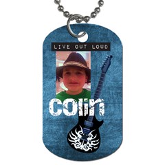 colin s tag - Dog Tag (One Side)