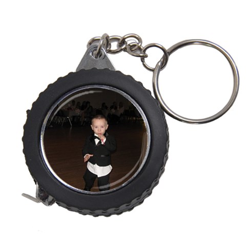 Mag Tire Keychain Measuring Tape By Bonnie Peloquin Front