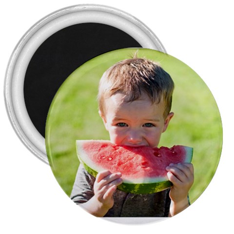 Micah Watermelon Magnet By Julianne Severson Front
