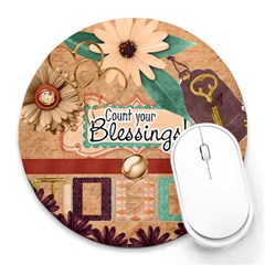 round mousepad - Collage Round Mousepad