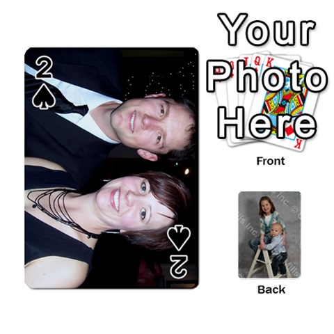 Personalized Playing Cards By Jennfer Front - Spade2