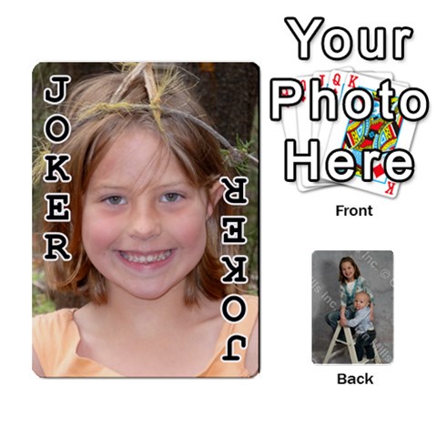 Personalized Playing Cards By Jennfer Front - Joker1
