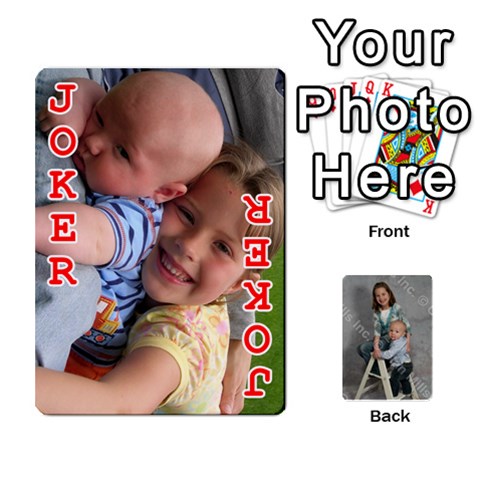 Personalized Playing Cards By Jennfer Front - Joker2